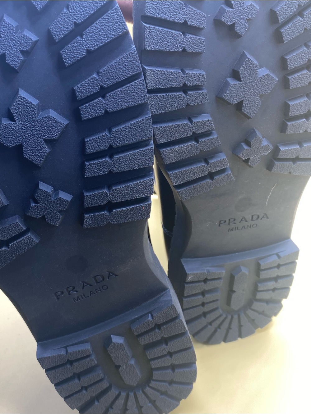Prada Men's Black Leather Chukka Boots - Picture 7 of 7
